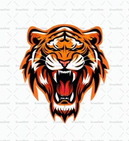Brüllender Tiger
